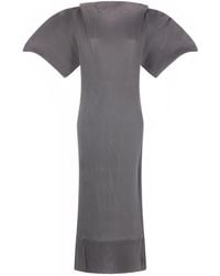 Melitta Baumeister - Robe Mi-Longue À Design Plissé - Lyst