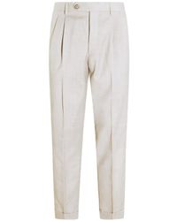 GTA IL PANTALONE - Pleated Button-Fastening Trousers - Lyst