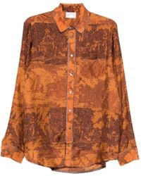 Pierre Louis Mascia - Hemd mit Print - Lyst