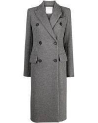 Sportmax - Double-breasted Wool-cashmere Coat - Lyst