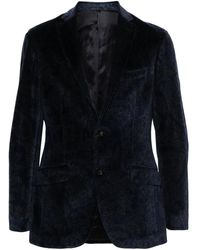Etro - Paisley-Print Velvet Blazer - Lyst