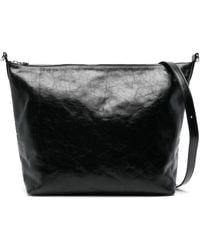 Marine Serre - Moonogram-Embossed Leather Cross Body Bag - Lyst