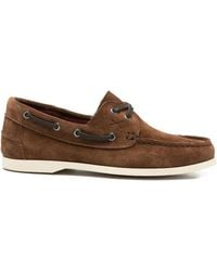 Manebí - X Luca Rubinacci Logo-Detail Boat Shoes - Lyst