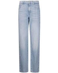7 For All Mankind - Tess Belt-Loops Jeans - Lyst