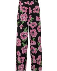 Stella McCartney - Floral-Print Trousers - Lyst
