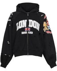 Protocol Index - London Distressed Hooded Jacket - Lyst