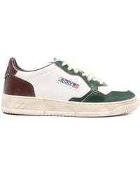 Autry - Leather-Panelled Sneakers - Lyst