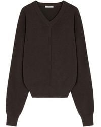 Lemaire - Pullover mit V-Ausschnitt - Lyst
