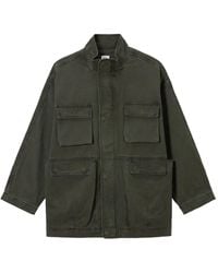 B+ AB - Multi-Pockets Cotton Military Jacket - Lyst