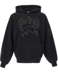 Carhartt - Hackwork Hoodie Met Grafische Borduurwerk - Lyst
