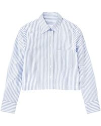 Closed - Striped Organic-cotton Shirt - Lyst