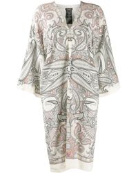 Etro Kaftan Met Paisley-print - Wit