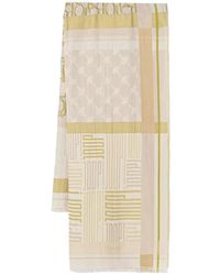 Joop! - Logo-Print Frayed Scarf - Lyst