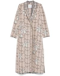 Forte Forte - Floral-Jacquard Coat - Lyst