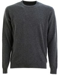 Zanone - Jersey de lana y cachemira con cuello redondo - Lyst