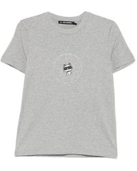 KARL LAGERFELD - Ikon Rhinestone-Embellished Cotton T-Shirt - Lyst