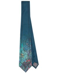 Paul Smith - Floral Printed Silk Necktie - Lyst