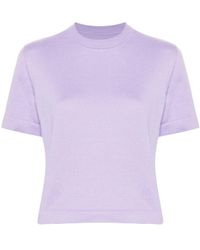 Cordera - Fine-knit Cotton T-shirt - Lyst