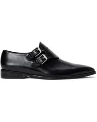 Polo Ralph Lauren - Buckle-Detail Leather Monk Shoes - Lyst
