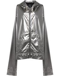 Rick Owens - X Champion Kapuzenjacke Im Metallic-Look - Lyst
