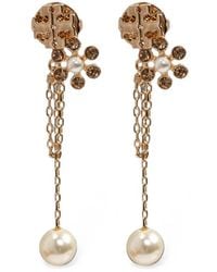 Tory Burch - Moondance Ohrringe Mit Perlen - Lyst