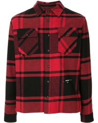 Off-White c/o Virgil Abloh Plaid Shirt - Red