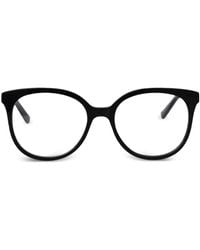 McQueen - Round-Frame Glasses - Lyst