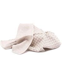 Brunello Cucinelli - Gemusterter Schal - Lyst
