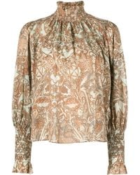 Ulla Johnson - Blusa con estampado floral - Lyst