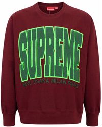 Wendel Paisley Crew Neck Sweatshirt 