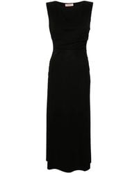Twinset - Robe Longue À Design Sans Manches - Lyst