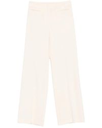Patrizia Pepe - High-Waisted Flared Trousers - Lyst