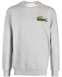 Comme des Garçons - X Lacoste Sweatshirt mit Logo-Patch - Lyst