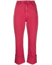 Max Mara - Cropped Straight-Leg Jeans - Lyst