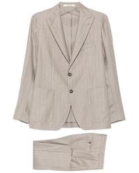Tagliatore - Pinstripe-Pattern Single-Breasted Suit - Lyst