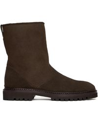 SCAROSSO - Paul Suede Boots - Lyst