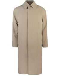 A.P.C. - Trenchcoat Met Verborgen Sluiting - Lyst