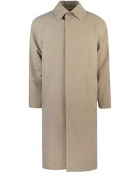 A.P.C. - Trenchcoat Met Verborgen Sluiting - Lyst