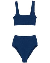 Hunza G - Patricia Crinkle-Effect Bikini - Lyst