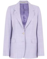 Tagliatore - Single-Breasted Notched-Lapels Blazer - Lyst