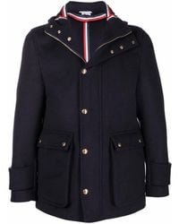 Thom Browne - Cashmere Hooded Zip-Up Parka - Lyst