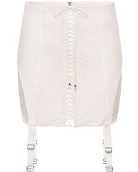 Dion Lee - Lace-up Corset-style Skirt - Lyst