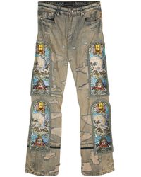 Who Decides War - Unfurled Distressed-finish Jeans - Lyst