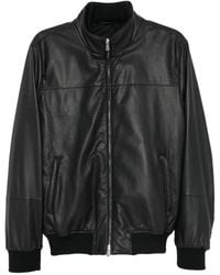 Enrico Mandelli - Zip-Up Leather Jacket - Lyst