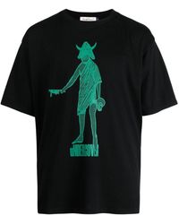 Undercover - T-Shirt mit Logo-Print - Lyst