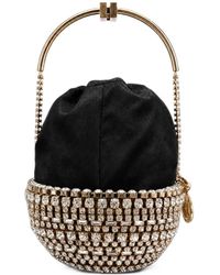 Rosantica - Mini Sac Orné De Cristaux À Lien De Resserrage - Lyst