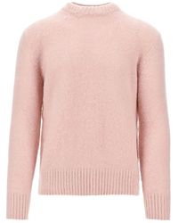 Piacenza Cashmere - Ribbed-Trim Wool Sweater - Lyst