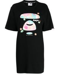 Aape By A Bathing Ape - Logo-Print Cotton-Jersey T-Shirt - Lyst