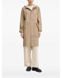 Rains - Abrigo Fishtail Con Capucha - Lyst