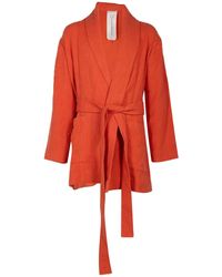 Marrakshi Life - Belted Shawl-Collar Jacket - Lyst